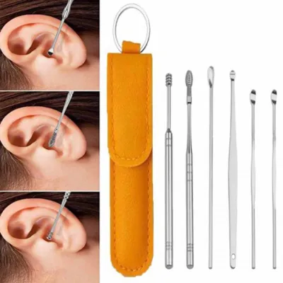 Ear Cleaner Stainless Steel Tools 6 pcs